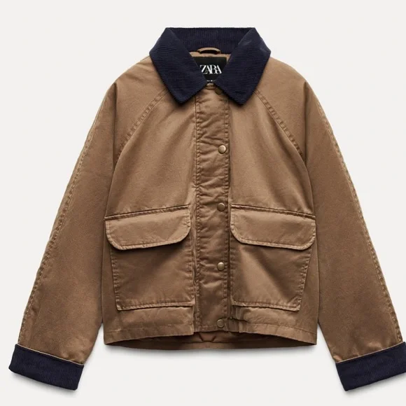 Zara Women's Brown Jacket - Picture 2 of 4